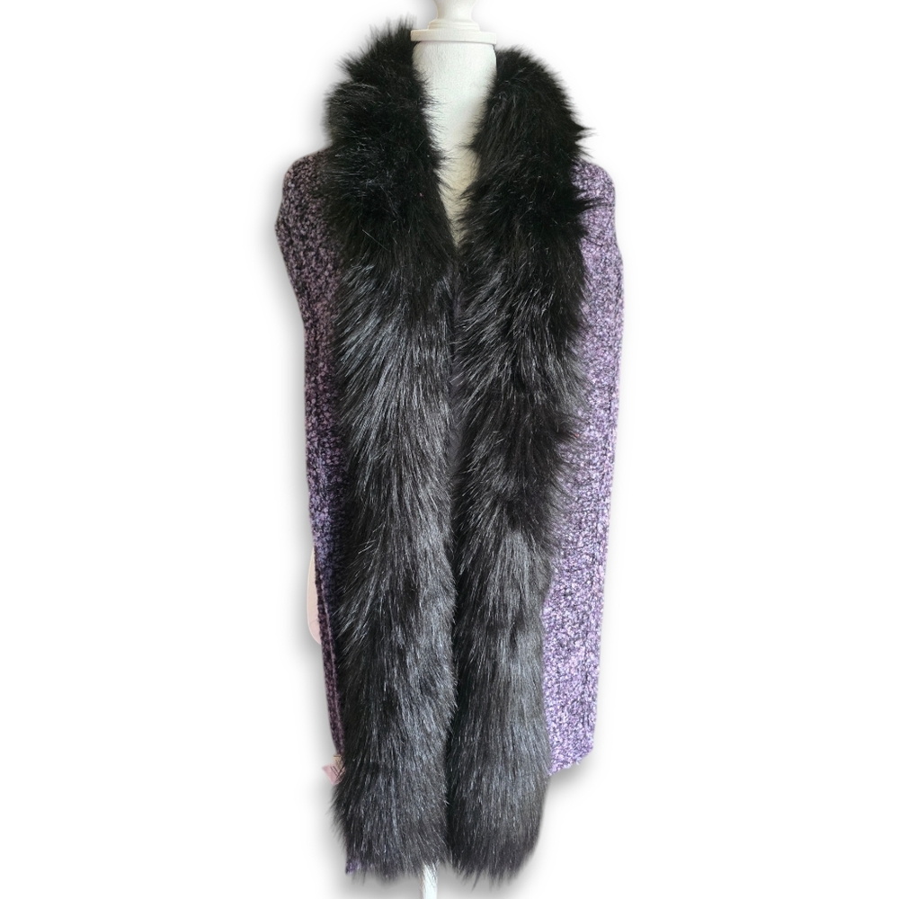 Jenny Von Holtermann Faux Fur Lined Scarf